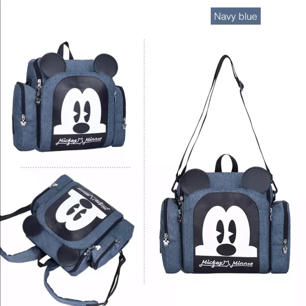 Disney Multifunctional Diaper Bag Mommy Backpack - Picture 2 of 12